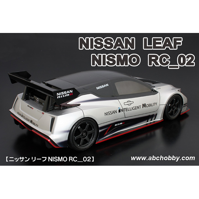 ABC 67198 1/10 ニッサン リーフ NISMO RC_02 未塗装クリアボディ