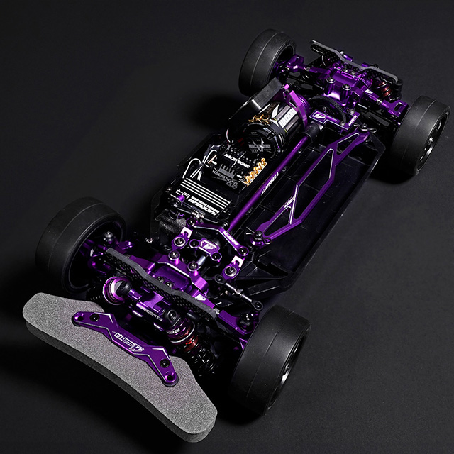 YeahRacing MGT-0001 MAGENTA TT-02用アルミコンバージョンキット パープル