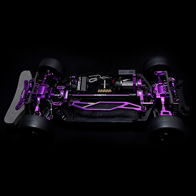 YeahRacing MGT-0001 MAGENTA TT-02用アルミコンバージョンキット パープル