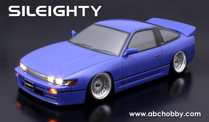 abcホビー 180sx ワンエイティ ラジコンボディ ドリフト 1/10-