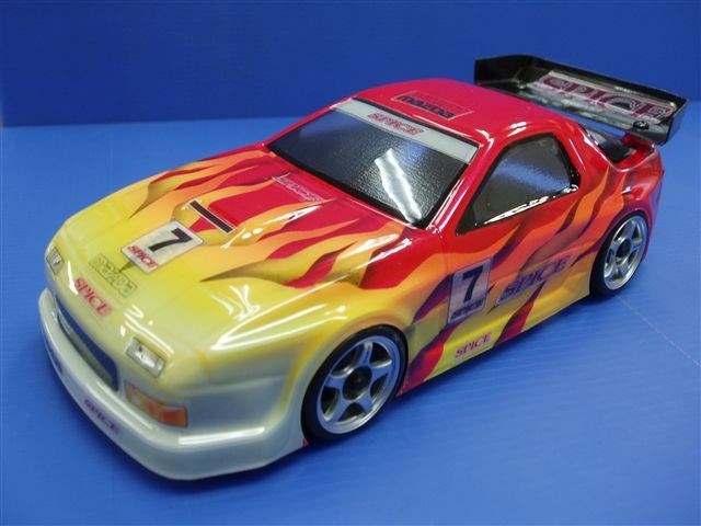 限定入荷中古　京商　ミニッツ　AWD　RX-7　FD-3S 紛失パーツ有 ラジドリ マツダ 京商